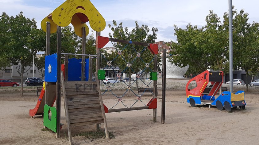 Un dels parcs infantils que tenim a la ciutat