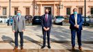 El subdelegat del Govern central presenta els pressupostos als presidents de les cambres lleidatanes
