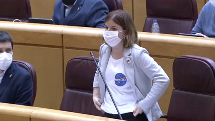 Bailac durant la seva intervenció al Senat