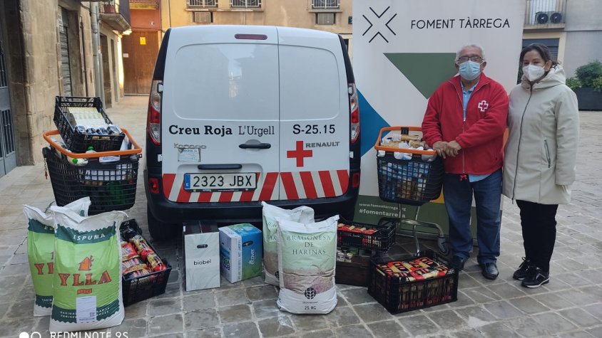 Moment de la donació