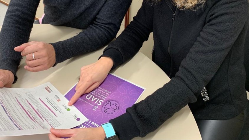 El president del consell i la consellera comarcal d'Igualtat