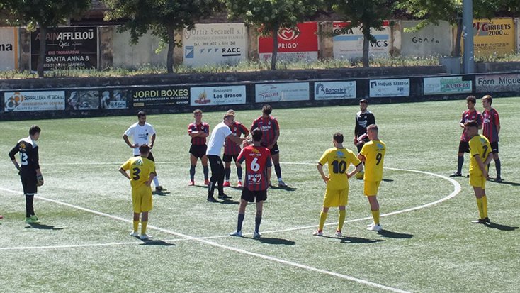 Imatge d'arxiu d'un entrenament del Tàrrega