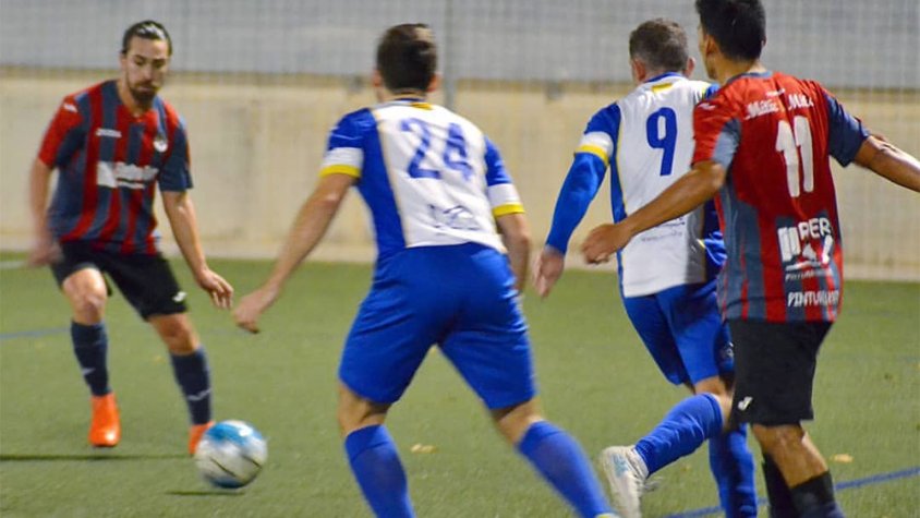 Un moment del partit