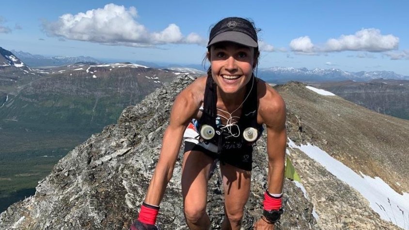 Sílvia Puigarnau, durant un entrenament