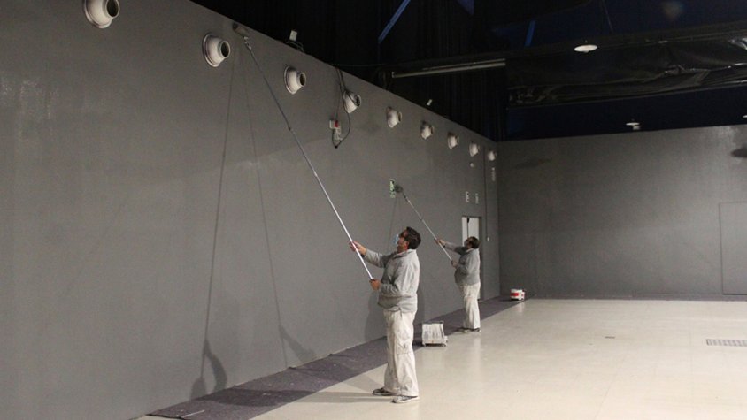 Tasques de pintura a l'Espai MerCAT