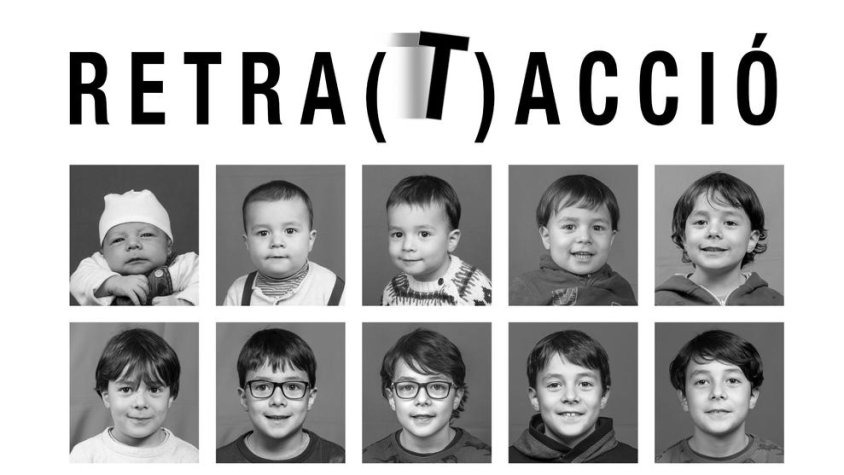 El projecte documenta l’evolució física i estètica dels veïns de Tàrrega com el Genís, el nen que protagonitza aquestes imatges