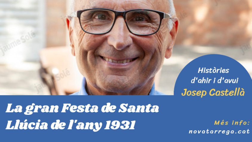 Josep Castellà parla d'una celebració de l'any 1931