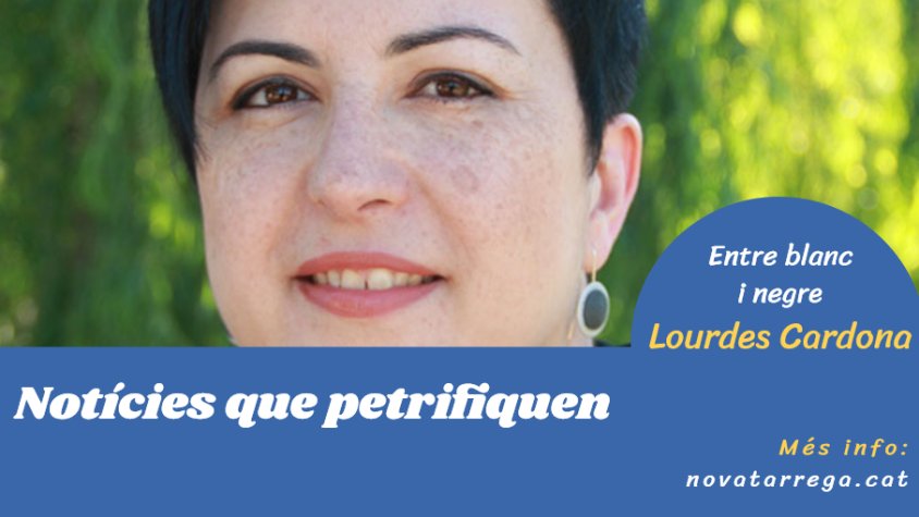 Una notícia que fa recular la nostra directora en el temps, a 'Entre blanc i negre'