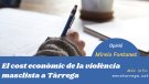 Mireia Fontanet posa xifres al cost de la violència de gènere