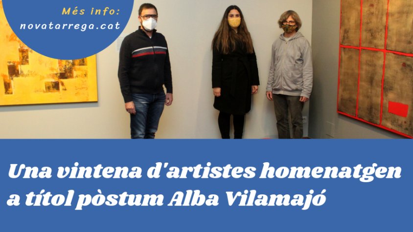 Obrim 'Crònica Local' parlant de l'exposició en honor d'Alba Vilamajó que acull el Museu Tàrrega Urgell