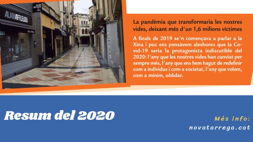 Repassem un intens 2020 a 'Nova Tàrrega'