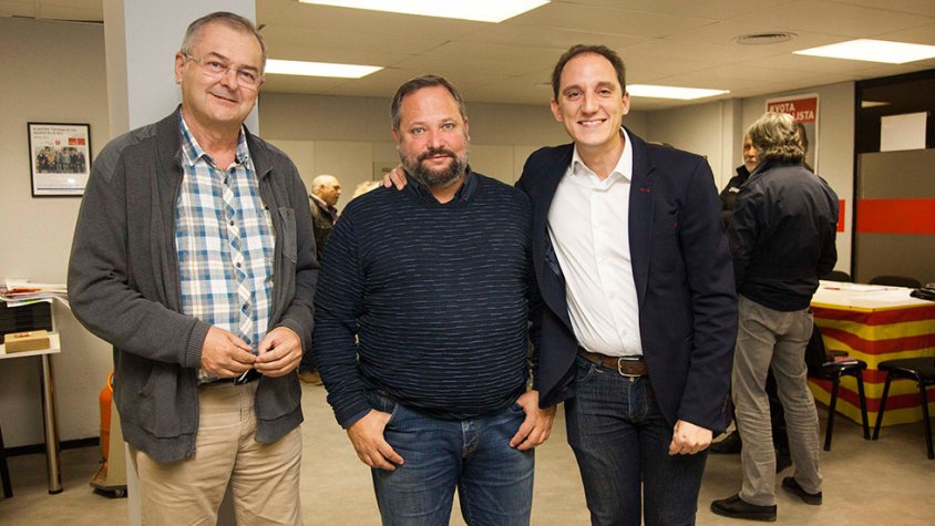 Enric Colom, Silveri Caro i José Crespín