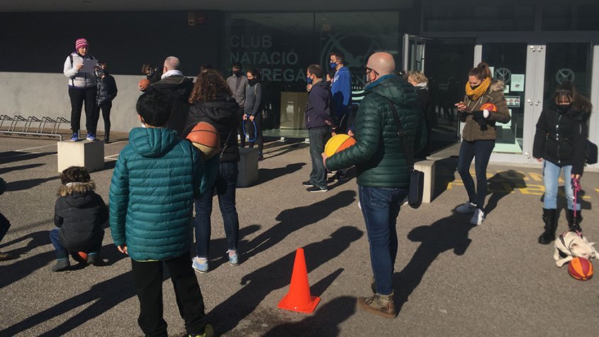 Dissabte es va celebrar la reunió de socis, que també van protestar per les restriccions que pateix el món de l'esport