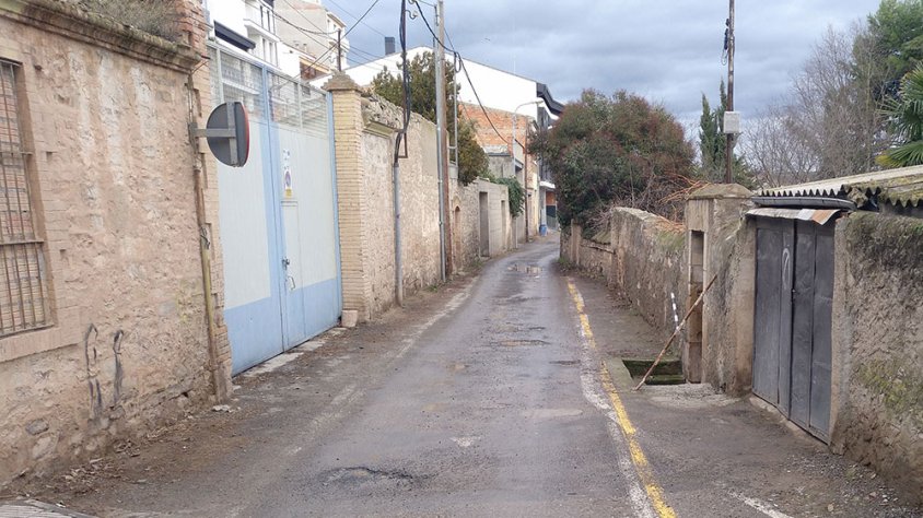 Imatge actual del carrer de les Astes de Sant Macari