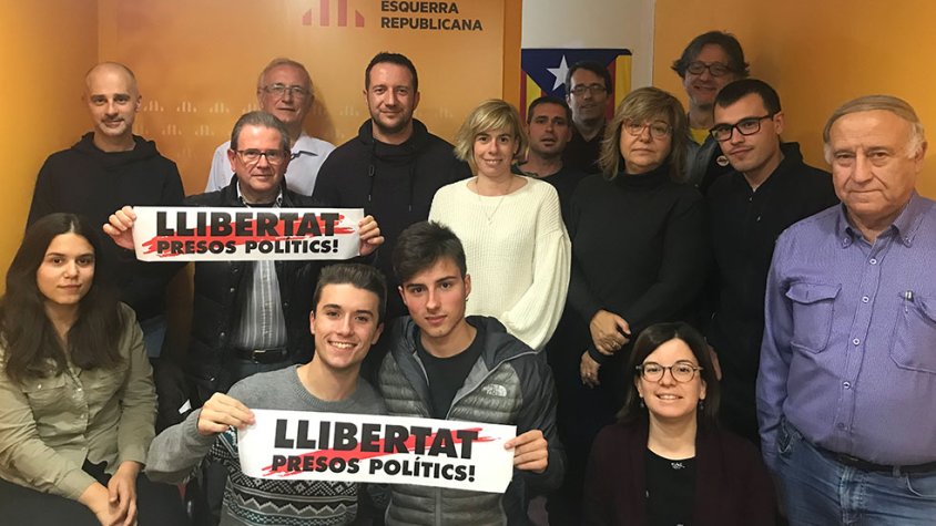 Amenós (quart per l'esquerra al darrere) liderarà la candidatura republicana