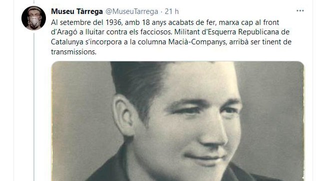 El fil publicat ahir sobre Antoni Foguet