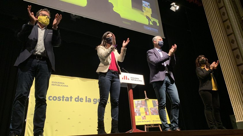 Imatge de l'acte de divendres passat al Teatre Ateneu