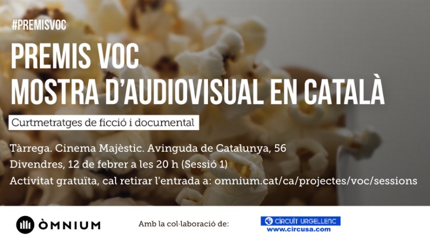 Òmnium porta al Majèstic els curtmetratges dels Premis VOC