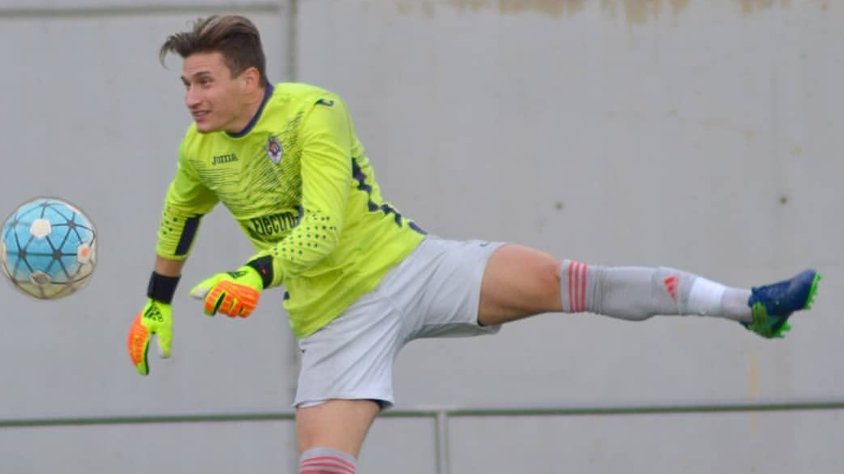 El porter blaugrana en un moment del partit