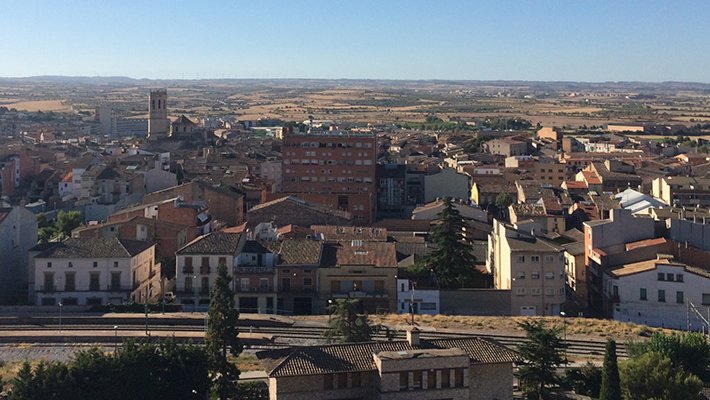 Vista de Tàrrega des del parc de Sant Eloi