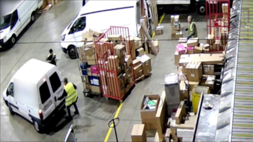 Imatges captades durant els robatoris del grup criminal