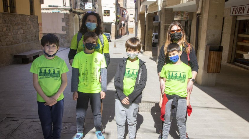 Alguns van participar en la novena edició de la Cursa de la Dona, amb tres recorreguts diferents