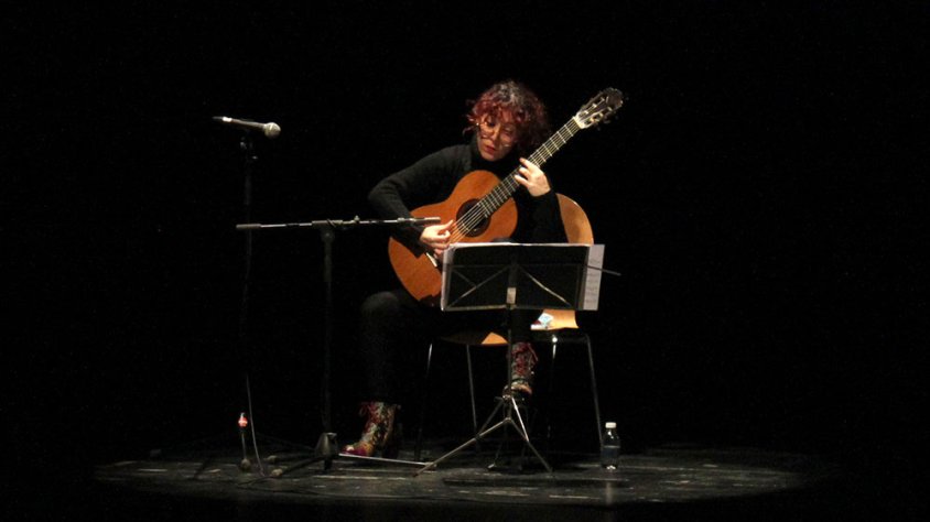 Imatge del concert de Maria Ribera ahir