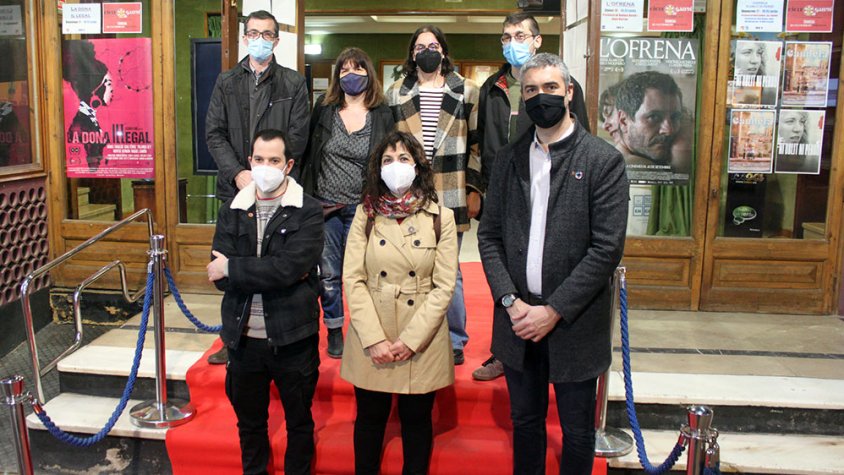 Imatge de l'estrena del cicle ahir a Cinemes Majèstic