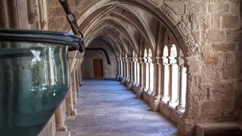 El claustre del monestir de Vallbona de les Monges, l'espai que més turistes va rebre l'any passat