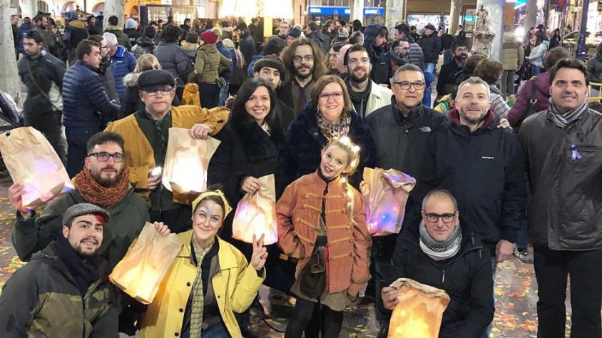 Membres de l'Ajuntament, Foment Tàrrega i el col·lectiu Emilia Gargot