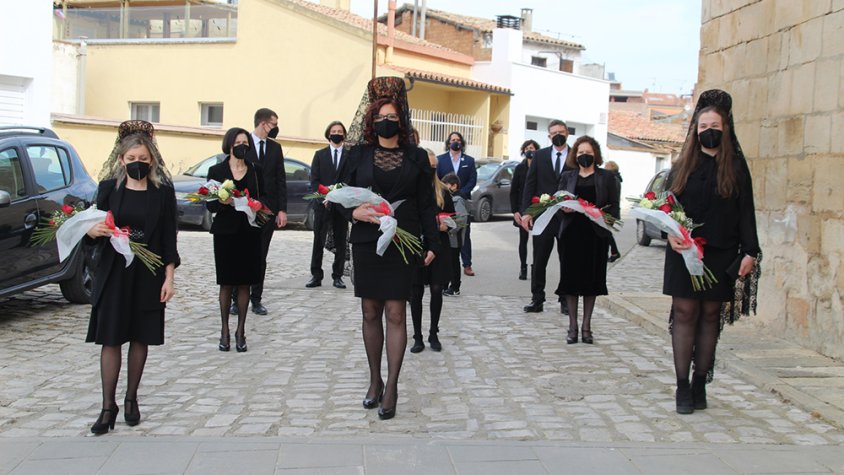 Aquest matí s'ha celebrat la missa en honor a la Mare de Déu dels Dolors