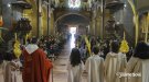 Benedicció de Rams a l'interior de l'església a Tàrrega