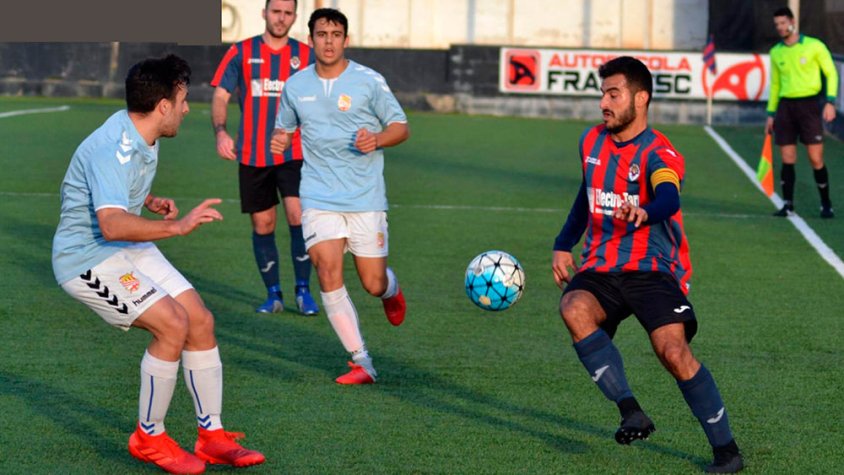 Un moment del partit contra el Manresa