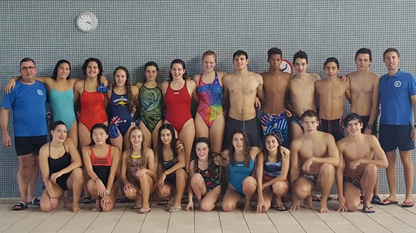 Fotografia dels nedadors targarins que van competir a Cervera
