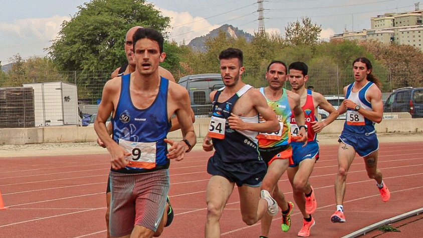 Xavier Badia durant la competició