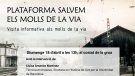 La plataforma Salvem els Molls de la via organitza una visita informativa oberta