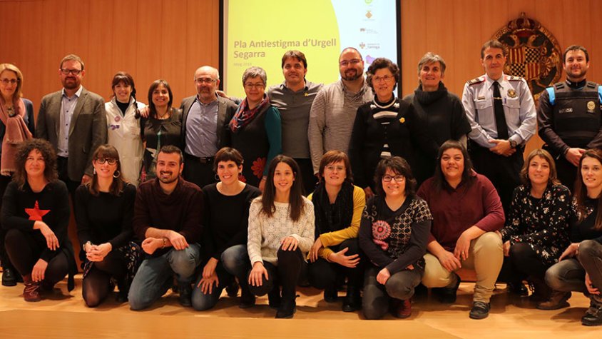 Imatge de la presentació de la Taula de Salut Mental