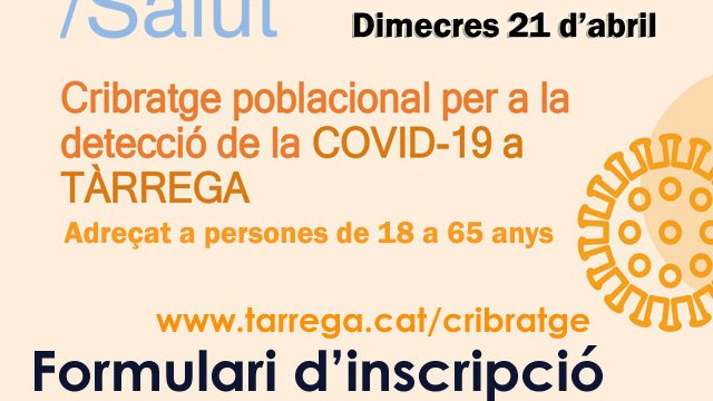 Crida que l'Ajuntament ha compartit a les xarxes socials