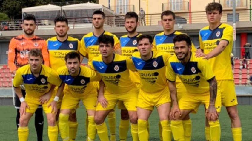 L’onze inicial que va presentar el Tàrrega ahir al camp del Martinenc