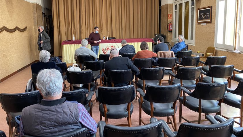 Imatge del simposi que es va celebrar dissabte passat a la Societat Ateneu