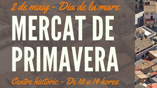 El cartell del mercat que es farà a Agramunt