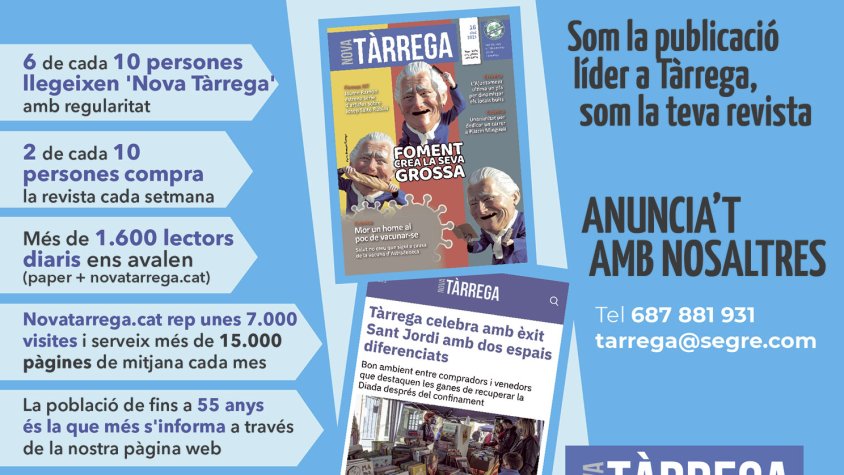 'Nova Tàrrega' avança amb pas ferm