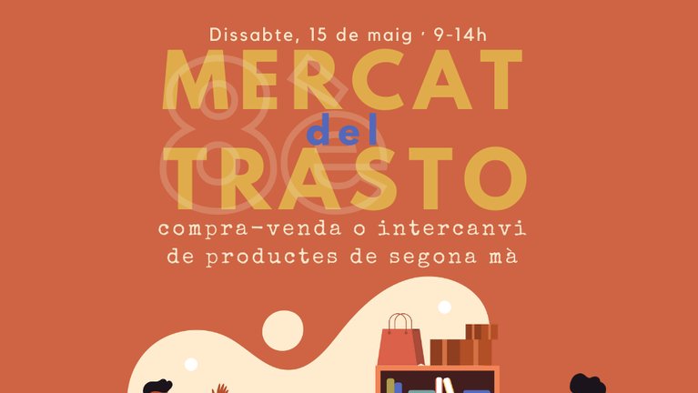 Cartell de la 8a edició del Mercat del Trasto