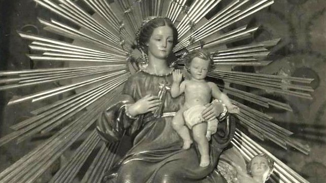 La Mare de Déu de l'Alba, a la dècada dels anys cinquanta