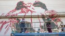 El mural de l'Escola Ondara, un dels protagonistes d'una nova sèrie documental de TV3