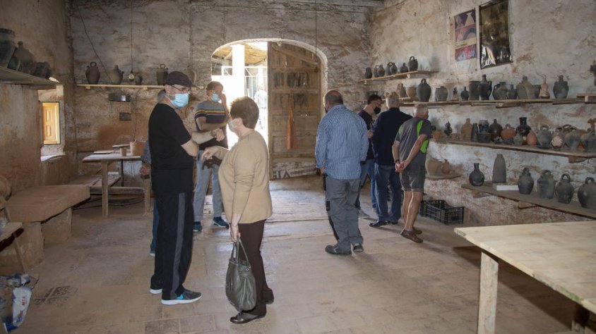 Els visitants que van anar a l'obrador Cal Berlí van poder conèixer el projecte i veure les millores