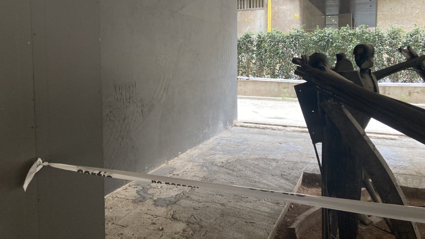 Així és com ha quedat ara l'obra de Guinovart