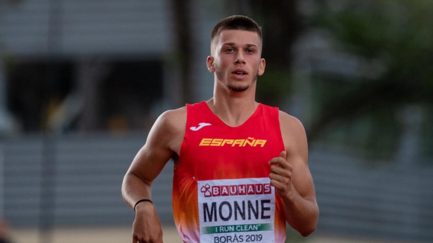 Arnau Monné, cinquè en els 100