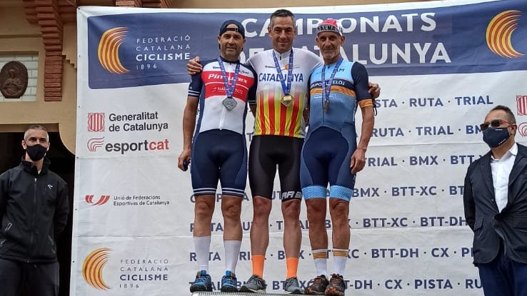 Manel Seco, subcampió al Campionat de Catalunya CRI en Màster 50
