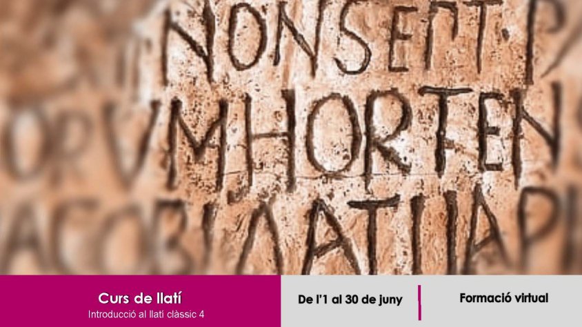 Curs de llatí virtual de franc a l'Arxiu Comarcal de l'Urgell